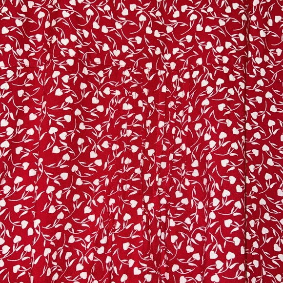 Coldwater Creek XL red and white 3/4 sleeve blouse. - Picture 5 of 5